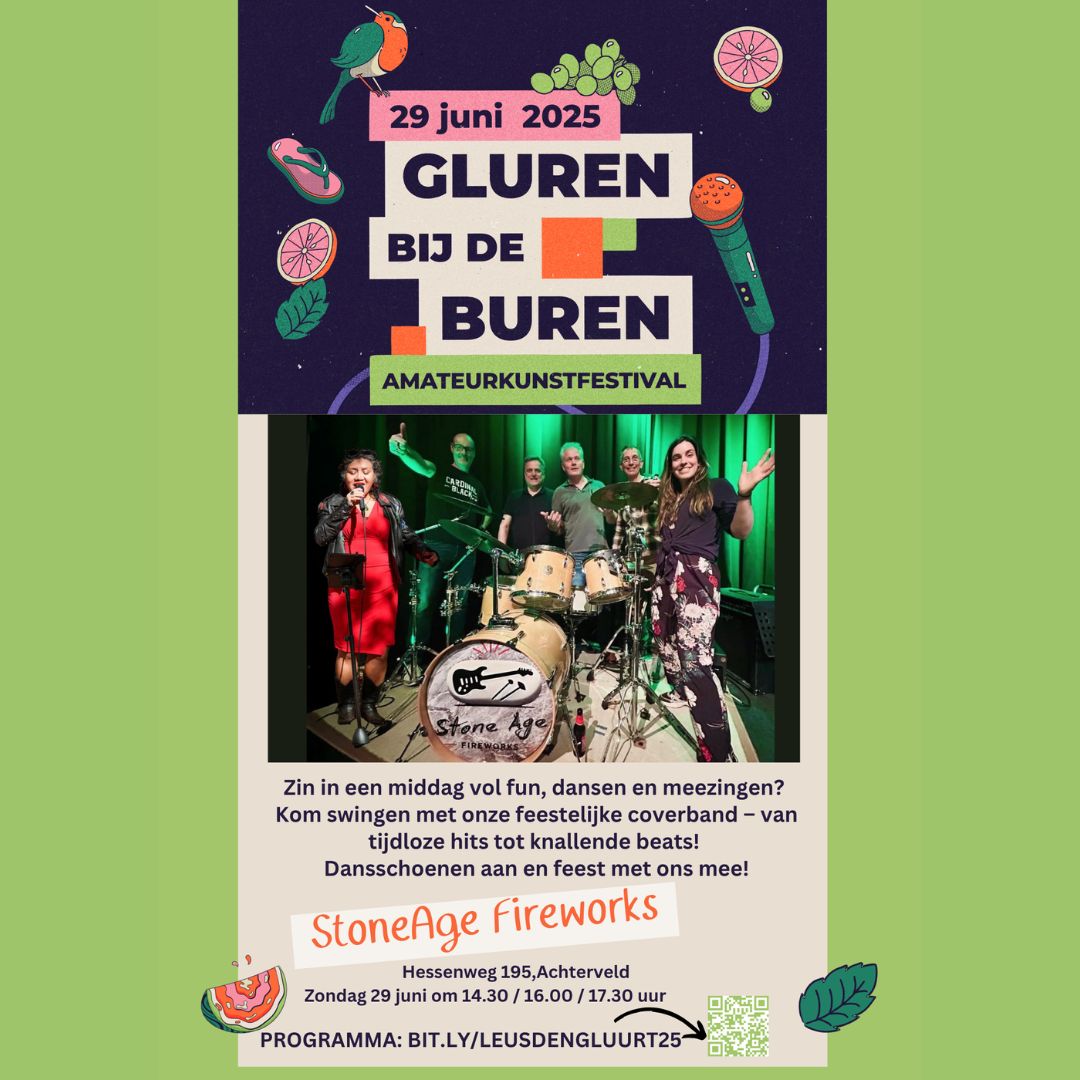 Flyer Gluren bij de Buren Achterveld